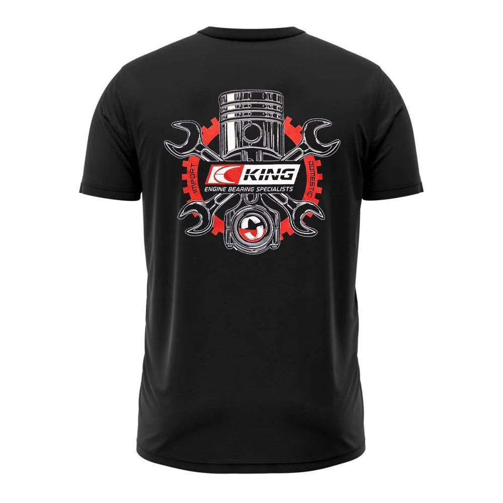 KING 1103-UM0114 BUILT IT! GRAPHIC T-SHIRT BLACK SMALL