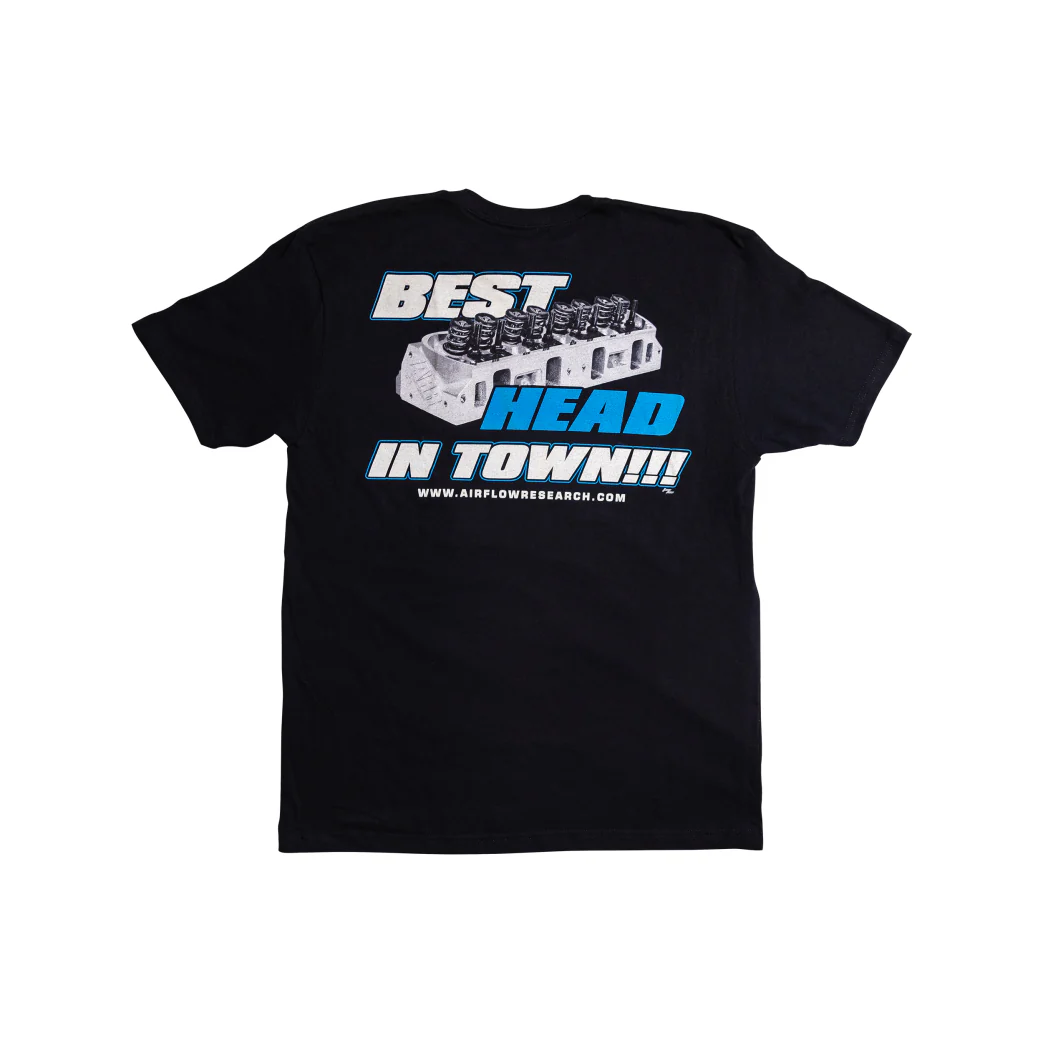 AFR 9779 BEST HEAD IN TOWN T-SHIRT BLACK SMALL