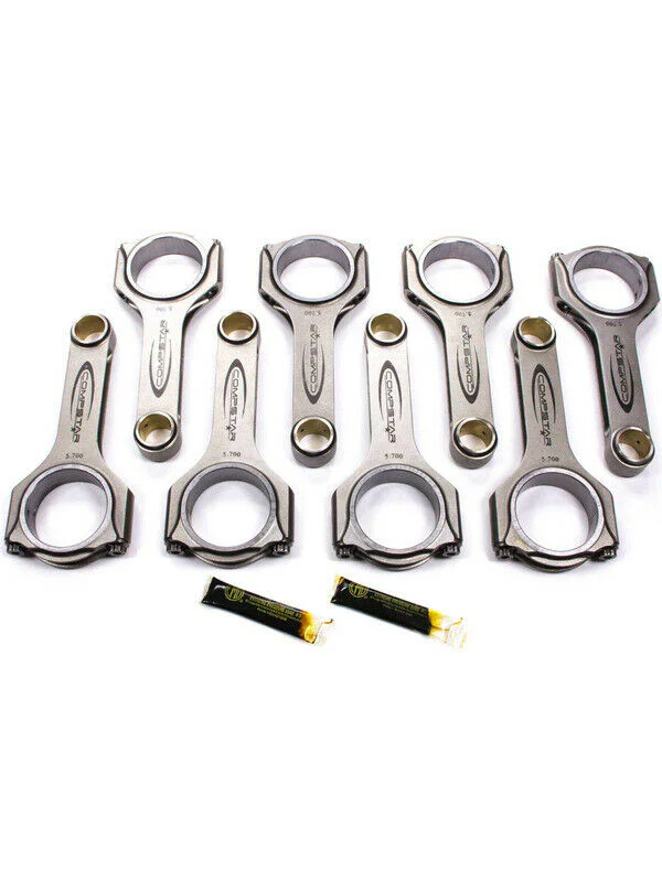 CALLIES CSA6000DS2A2AH COMPSTAR SBC 2.1" LARGE JOURNAL H-BEAM CONRODS 6.00" INCL ARP2000 BOLTS