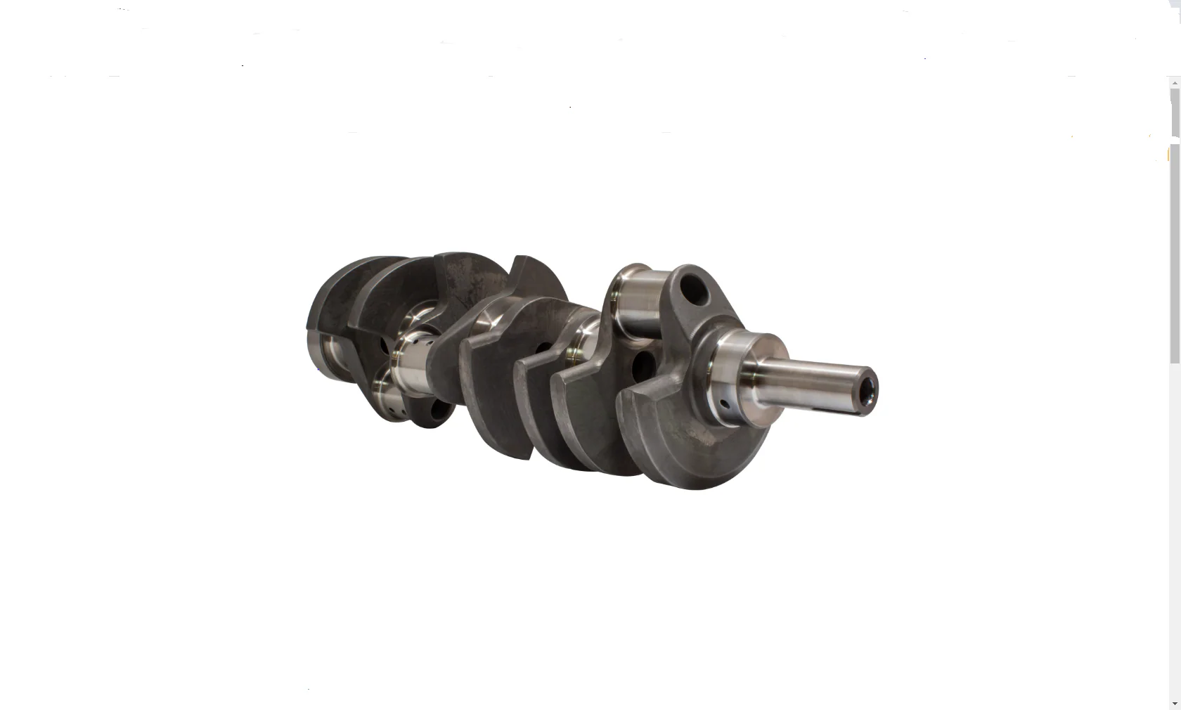 CALLIES EFO-71V-MG 6.00 RODS 8 CW MAGNUM 351C MAIN CRANKSHAFT FORD SB V8 4.000 STROKE 6.00