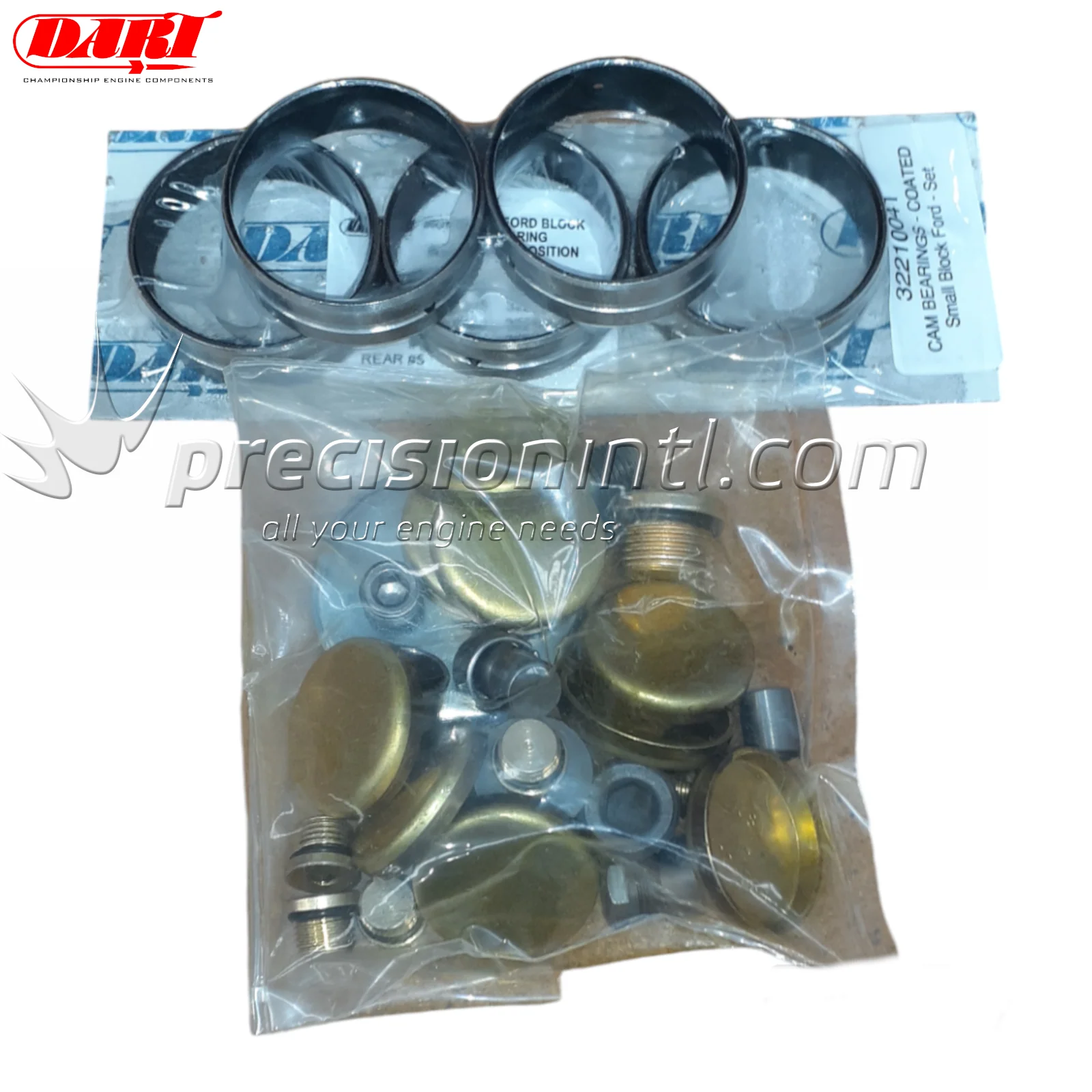 DART 32000041 SB FORD IRON EAGLE GEN 2 BLOCK PARTS KIT INCL CAM BEARINGS