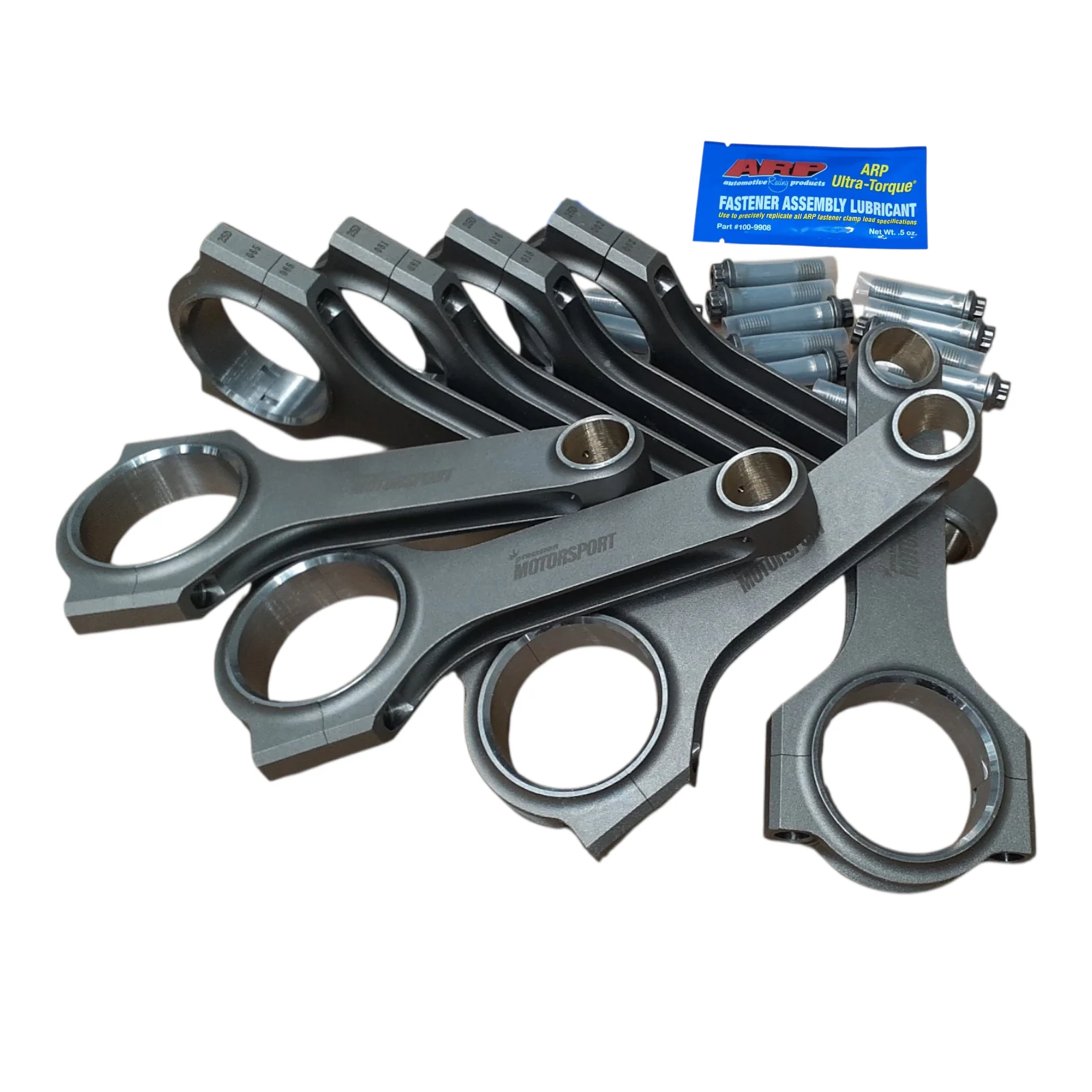 PRECISION Chev 6" SBC 6.0¨ H-BEAM RODS INCL 7/16" ARP2000 BOLTS TORQUE TO 80FT-LBS