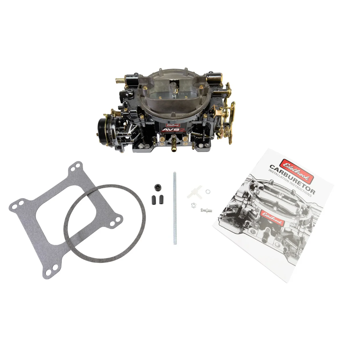 EDELBROCK 1906-BP BLACK PLASMA AVS THUNDER SERIES CARB 650 CFM ANNULAR BOOSTERS - Image 2