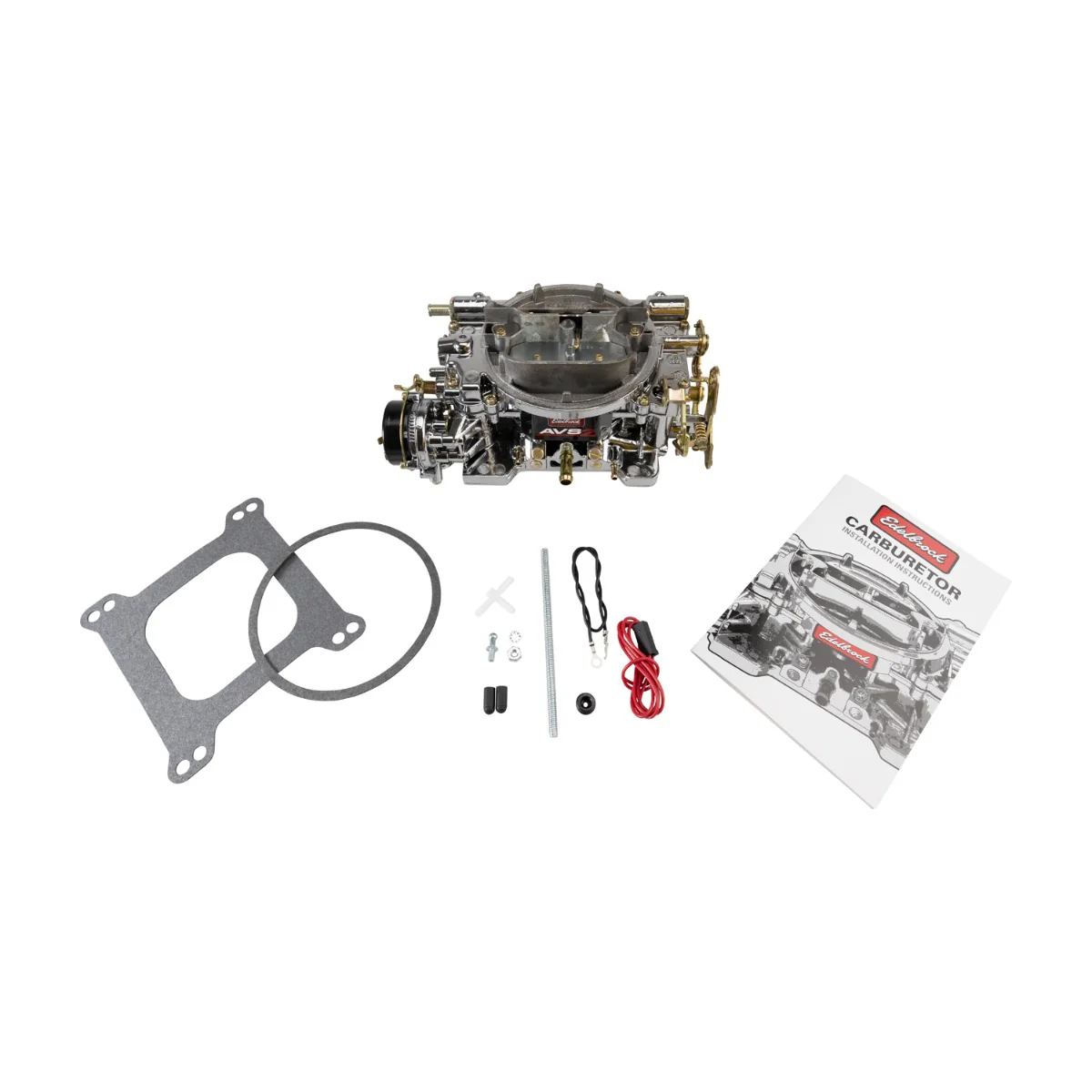 EDELBROCK 1906-CP CHROME PLASMA AVS THUNDER SERIES CARB 650 CFM ANNULAR BOOSTERS - Image 2