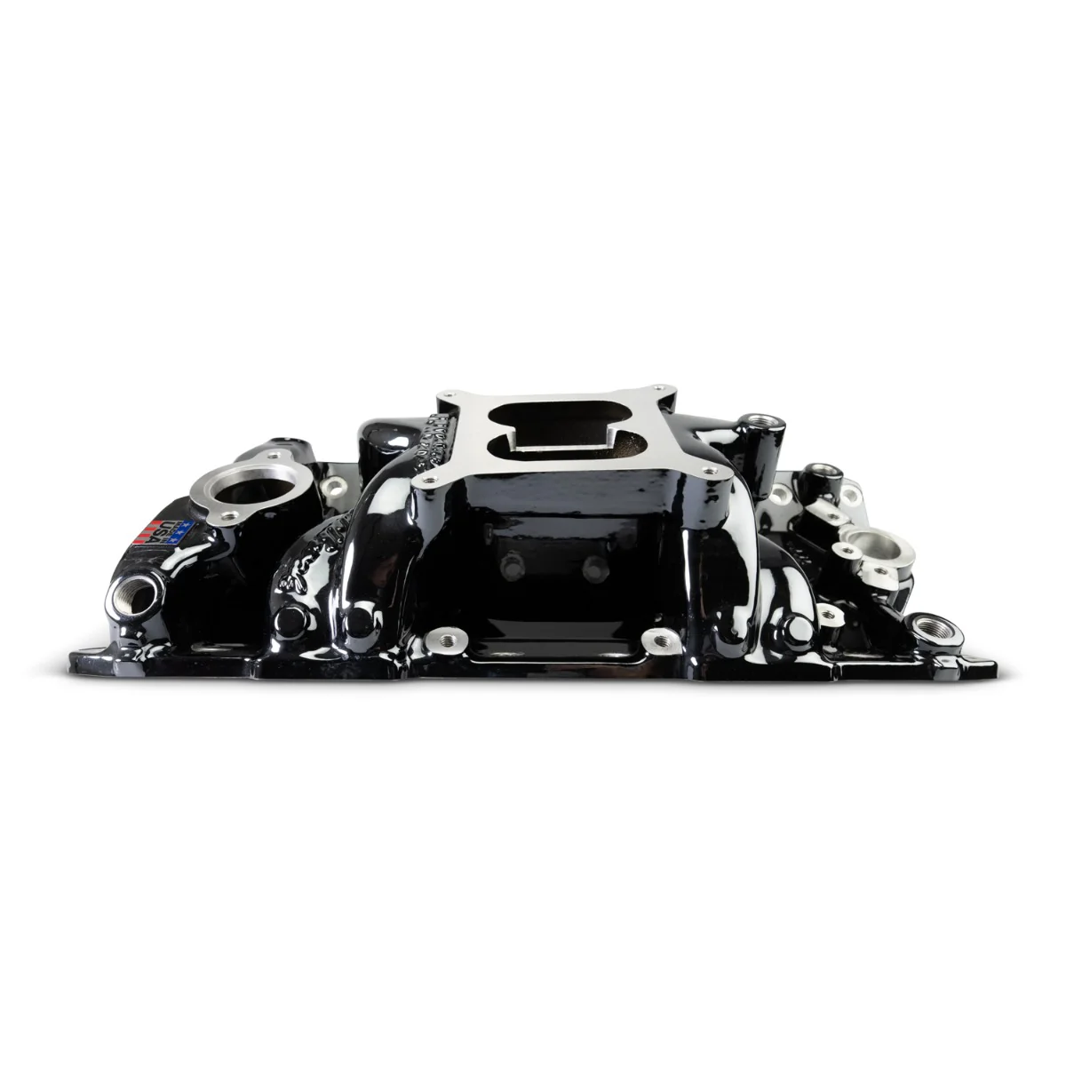 EDELBROCK 7501-BP BLACK PLASMA PERFORMER RPM AIR-GAP INTAKE MANIFOLD EACH SB CHEV - Image 3