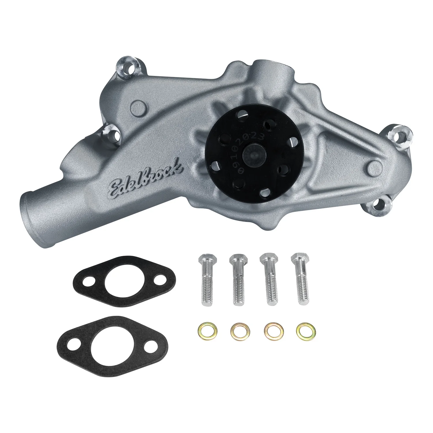 EDELBROCK 88500 VICTOR SERIES WATER PUMP SHORT/STD SATIN FINISH BB CHEV 396-454 V8