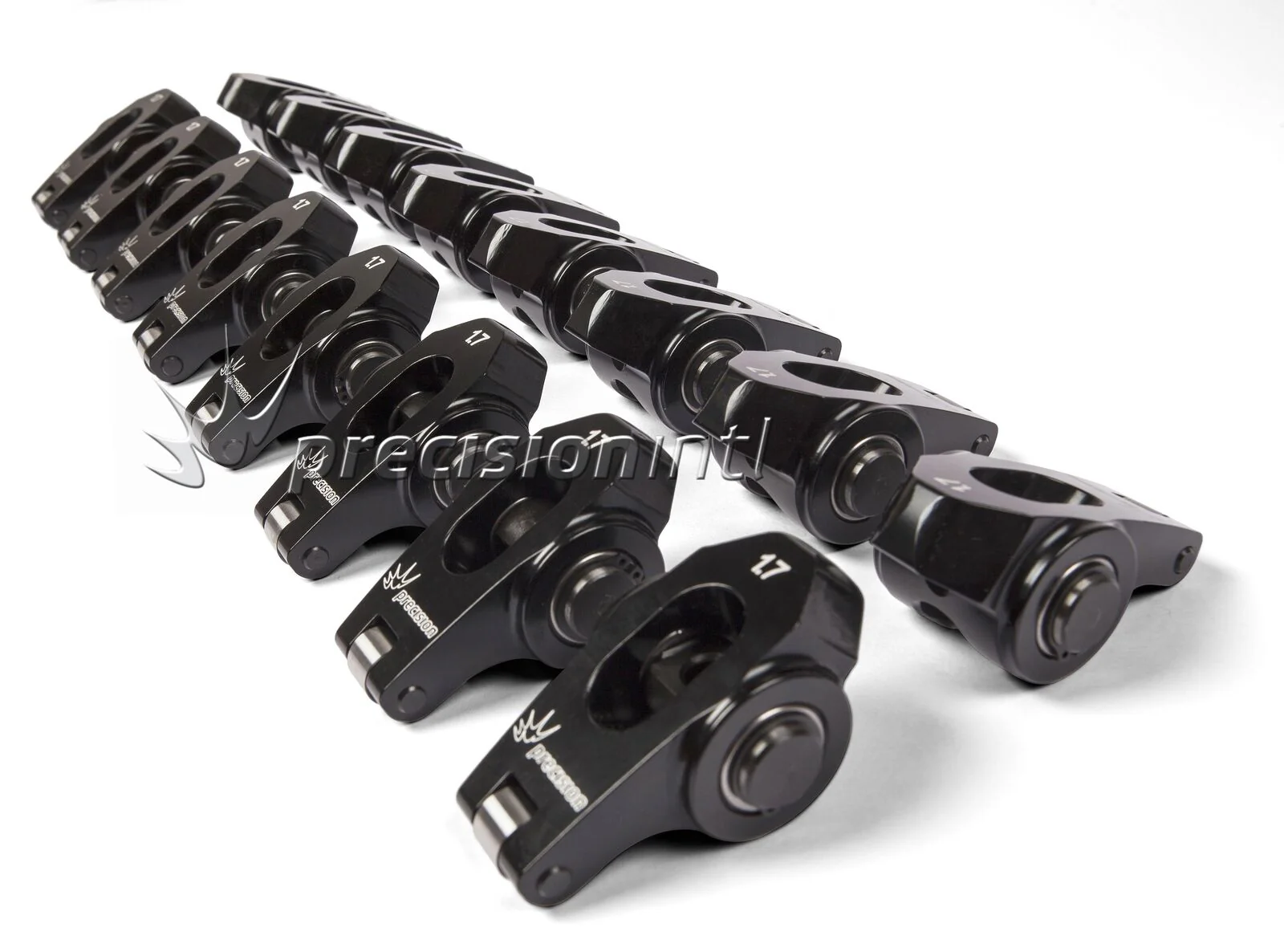 PRECISION PI1067K ROLLER ROCKERS 1.65 FORD 302W STUD MOUNT 7/16" MADE IN USA - Image 2