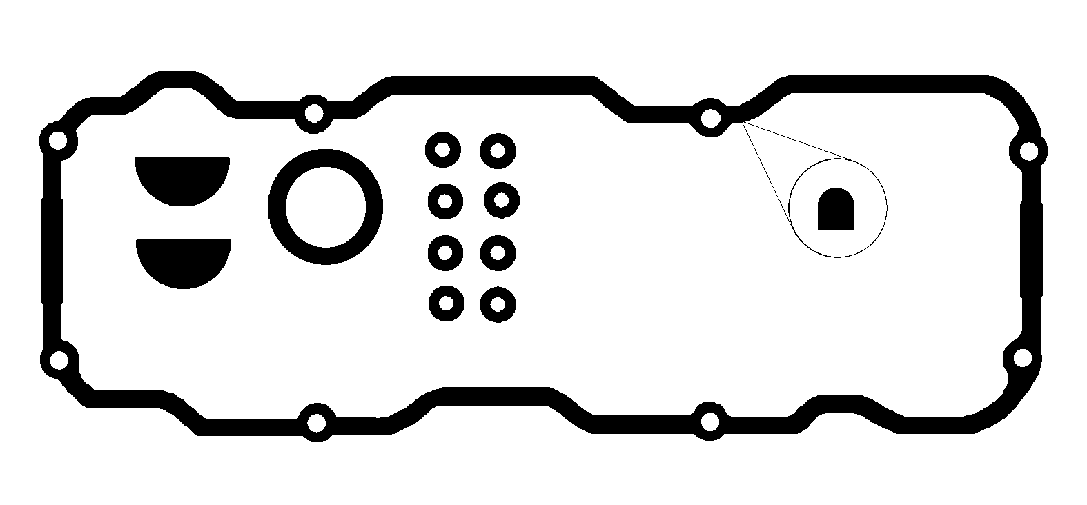 DURAPRO GSJM086KD VALVE COVER GASKET KIT FOR NISSAN Z24 Z20 Z22