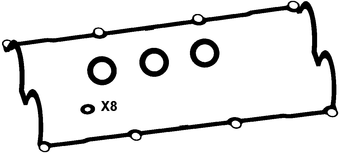 DURAPRO GSRC3088KD VALVE COVER SET ISUZU 6VD1 6VE1 DOHC 2 REQ