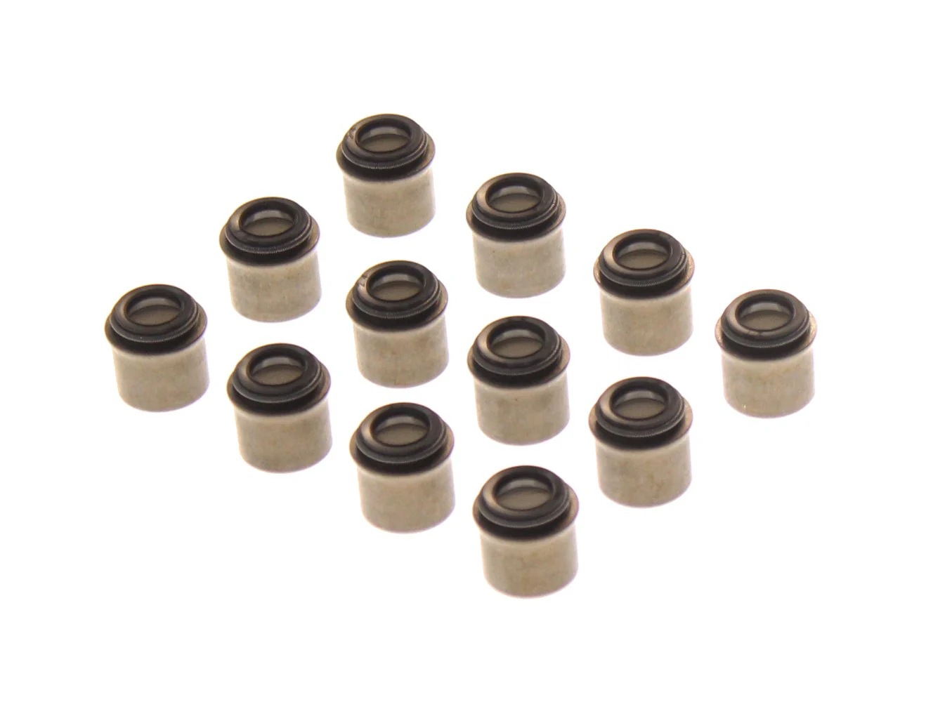 DURAPRO GSVSS009D VALVE STEM SEAL SET OF 12 FORD FOR NISSAN TD42 TD42T ALL MODELS