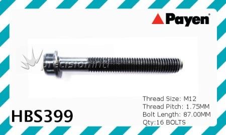 PAYEN HBS399 HEAD BOLT KIT FORD 4.0L OHV 1990-01 EXPLORER M12x1.75x87