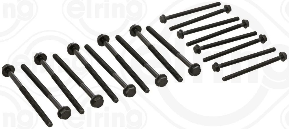 ELRING 175.580 HEAD BOLT KIT FORD TRANSIT JAGUAR ROVER 2.4 M10x1.5x160 M8x1,25x121