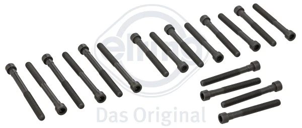 ELRING 820.199 HEAD BOLT KIT MERCEDES OM616.912/.916 LATE 240D M12x1.75x104/119