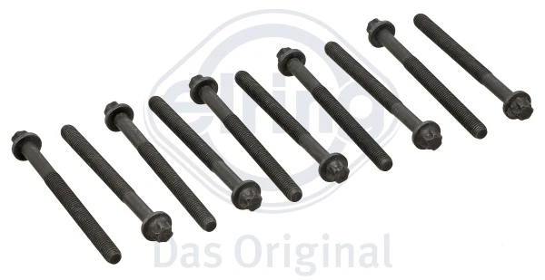 ELRING 431.440 HEAD BOLT KIT CITROEN/PEUGEOT TU5JP4 MANY 1.6L MODELS M10x1.5x117