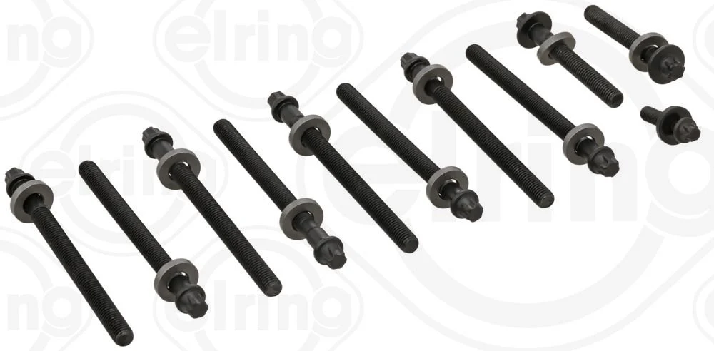ELRING 592.641 HEAD BOLT KIT CITROEN/PEUGEOT EB2F/DT/S 1.2L MODELS M10x1.5x73/126