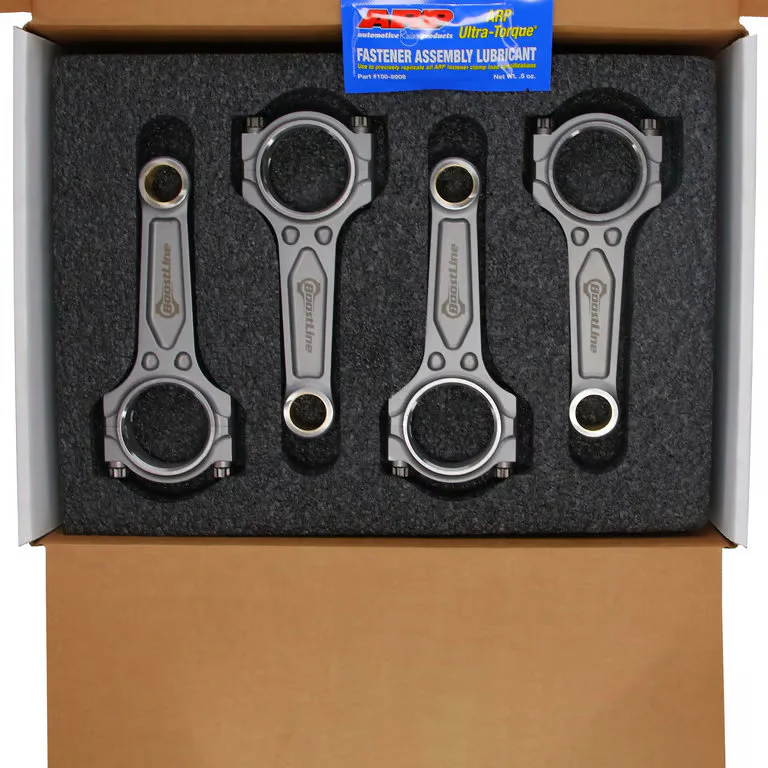 BOOSTLINE BLP-HN5394-827 CONROD SET FOR HONDA B18A I-BEAM 137MM LENGTH ARP2000