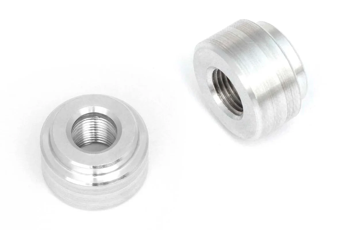 HALTECH HT-010231 WELD ON FITTING 1/8 NPT - 27 TPI - 6061 ALUMINIUM - Image 3