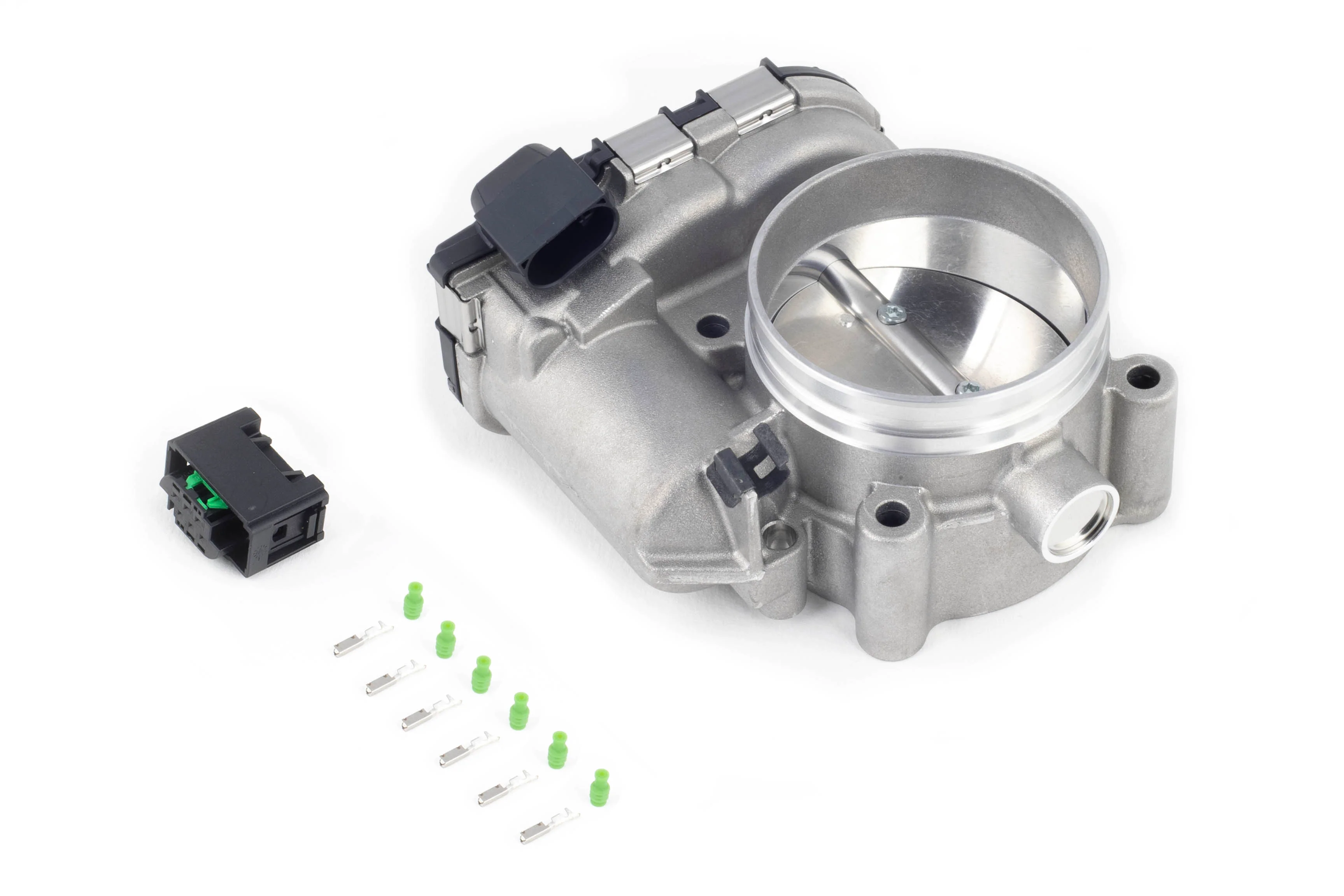 HALTECH HT-011801 BOSCH 68MM ELECTRONIC THROTTLE BODY - INCLUDES CONNECTOR AND PINS - Image 2