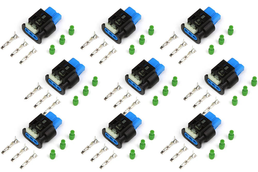 HALTECH HT-030403 PLUG AND PINS ONLY SUIT FORD COYOTE 5.0L 2ND GENERATION IGNITION COILS - 2015-2017 (S - Image 2