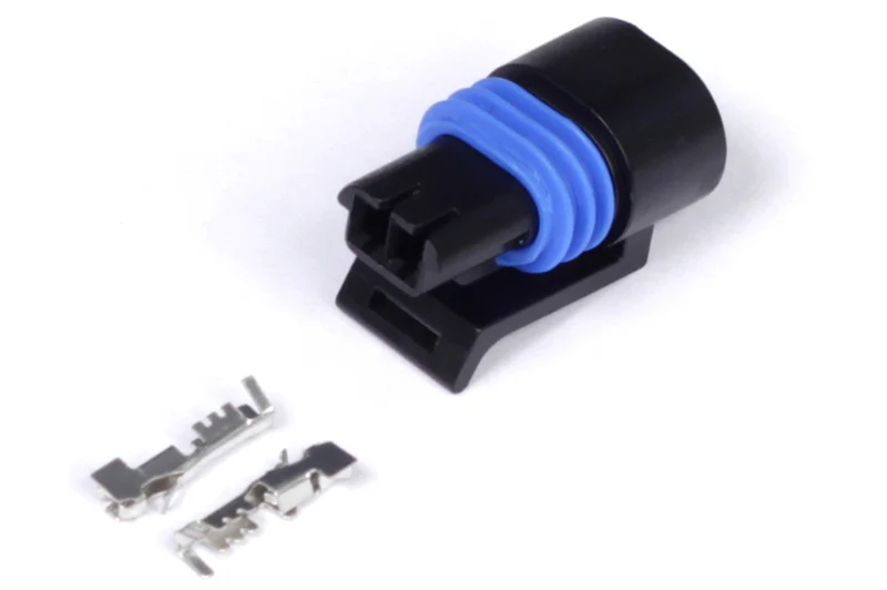 HALTECH HT-030411 PLUG AND PINS ONLY - DELPHI 2 PIN GM STYLE COOLANT TEMP CONNECTOR (BLACK) - Image 6