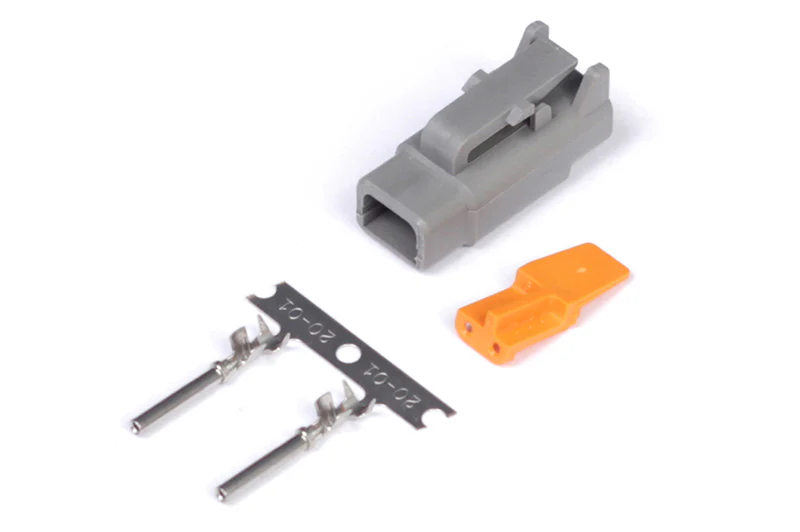 HALTECH HT-031000 PLUG AND PINS ONLY - MALE DEUTSCH DTM-2 CONNECTOR (7.5 AMP) - Image 3