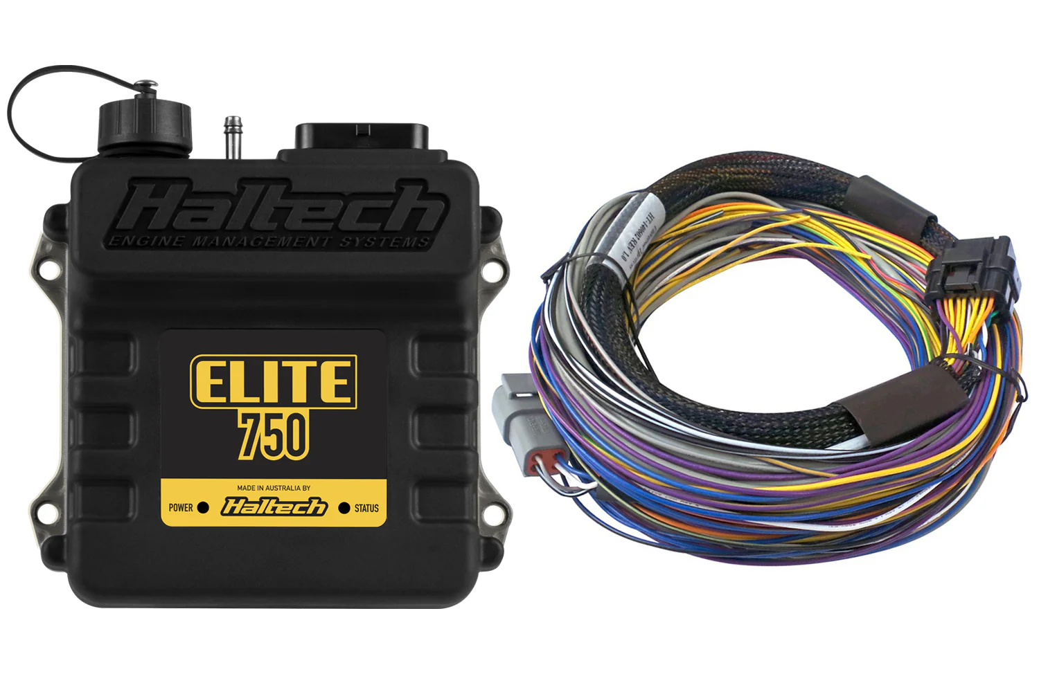 HALTECH HT-150602 ELITE 750 + BASIC UNIVERSAL WIRE-IN HARNESS KIT - Image 2