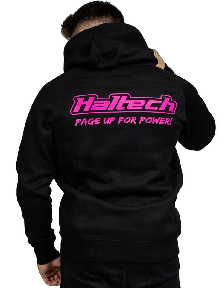 HALTECH HT-301910P-5XL "CLASSIC" HOODIE BLACK PINK - Image 2