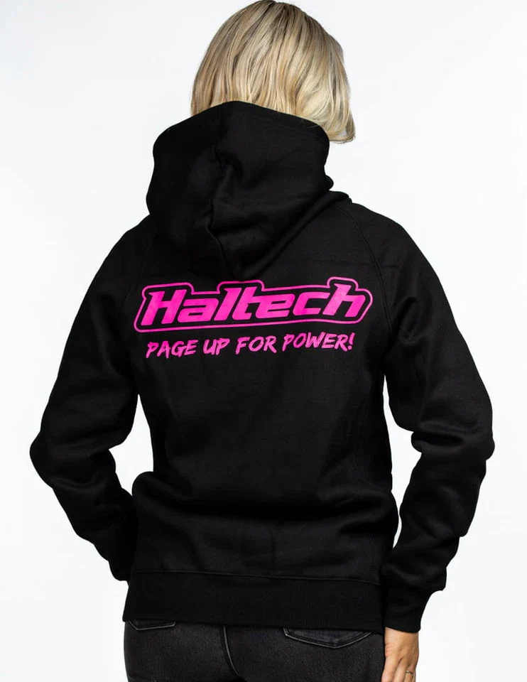 HALTECH HT-301910P-5XL "CLASSIC" HOODIE BLACK PINK - Image 4