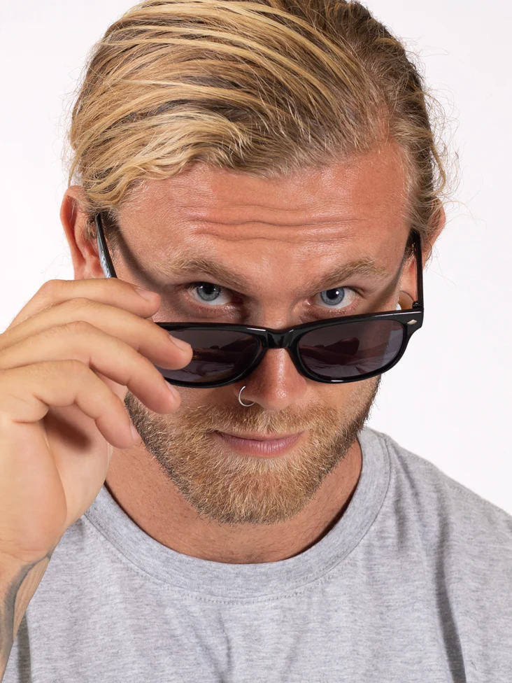 HALTECH HT-309022 SUNGLASSES BLACK AND WHITE - Image 4