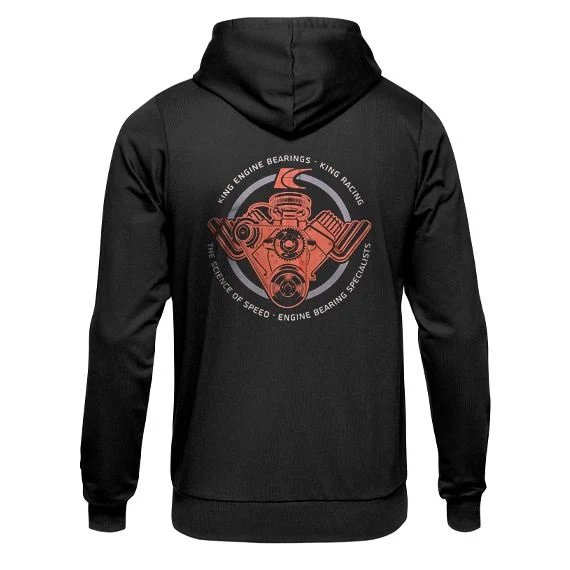 KING 1103-UM0-UM0149 PULLOVER CROWN GRAPHIC HOODIE SMALL