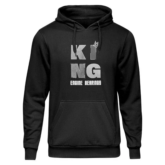 KING 1103-UM0-UM0149 PULLOVER CROWN GRAPHIC HOODIE SMALL - Image 2