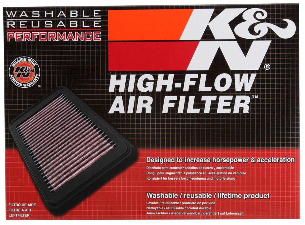 K&N 33-3045 REUSABLE AIR FILTER FOR TOYOTA HILUX DIESEL 2.4/2.8/4L - Image 4