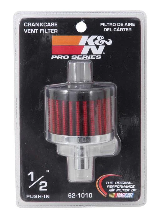 K&N 62-1010 REUSABLE VENT BREATHER AIR FILTER 1/2 VENT 2 D 1-1/2H STEEL BASE - Image 5