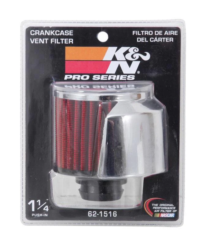 K&N 62-1516 REUSABLE VENT BREATHER AIR FILTER C/V PUSH IN 3"OD 2-1/2"H W-D/S - Image 4
