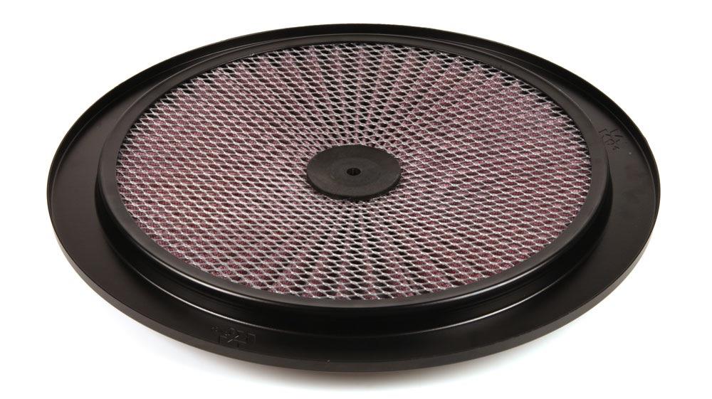 K&N 66-1401 BLACK X-STREAM TOP REUSABLE AIR FILTER 14"OD UNIVERSAL FIT - Image 2