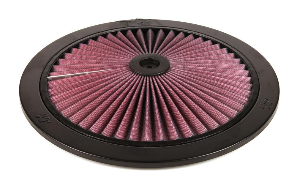 K&N 66-1401 BLACK X-STREAM TOP REUSABLE AIR FILTER 14"OD UNIVERSAL FIT - Image 3