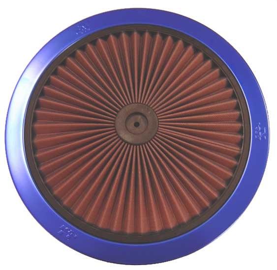 K&N 66-1401XB UNIVERSAL FIT X-STREAM TOP 14"OD / BLUE