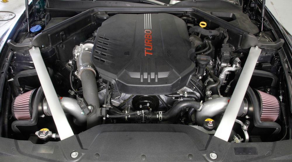 K&N 69-5318TS TYPHOON COLD AIR INTAKE KIT FOR KIA CK STINGER GT G6DP 3.3 V6 9/17-ON - Image 4