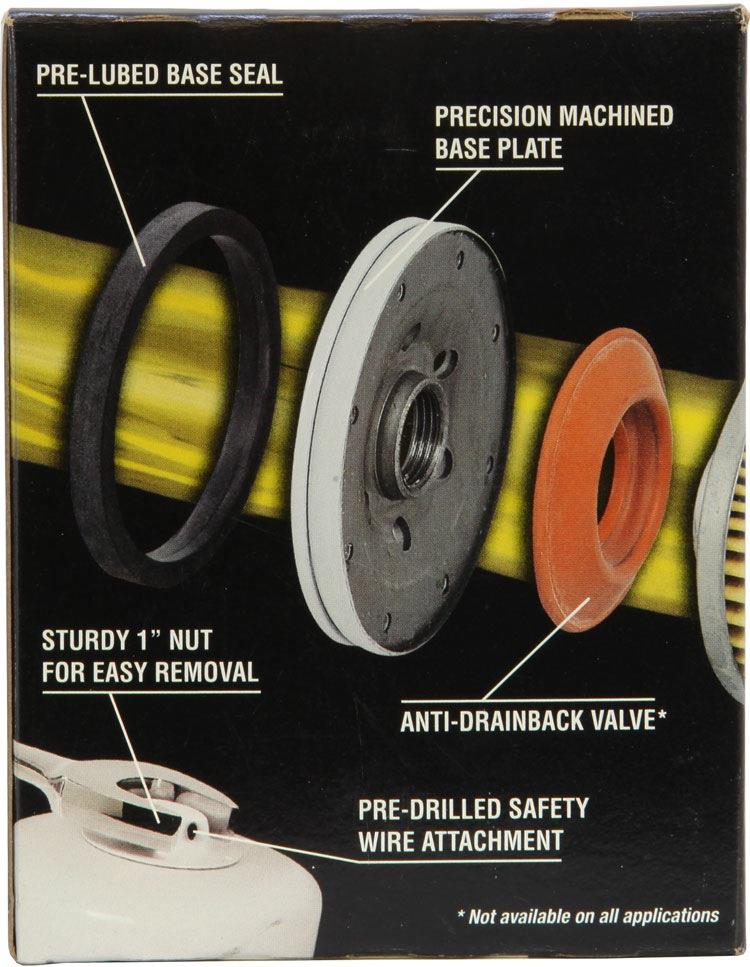 K&N HP-2003 PREMIUM WRENCH OFF OIL FILTER EACH EQUIVALENT Z30 Z80 HEIGHT 119MM - Image 3