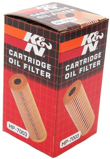 K&N HP-7003 OIL FILTER HIGH PERF SER VARIOUS HOLDEN VE VF SAAB CHEV - Image 2
