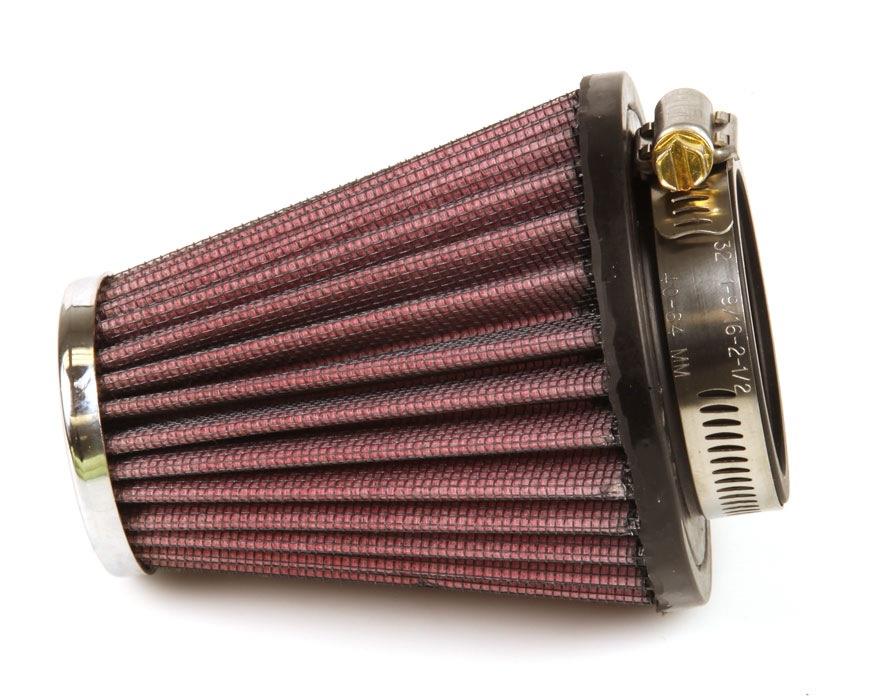 K&N RC-1200 UNIVERSAL REUSABLE CHROME AIR FILTER 2-1/16"FLG 3-1/2"B 2"T 4"H - Image 4