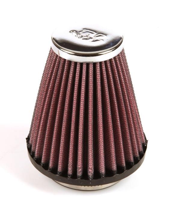 K&N RC-1920 Universal Chrome Air Filter 2-1/8"Flg 3-1/2"B 2"T 4"H - Image 4