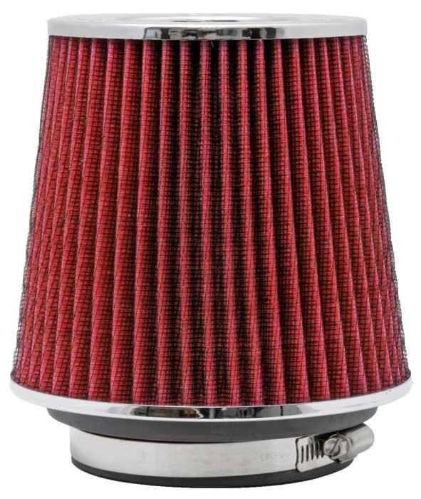K&N RG-1001RD UNIVERSAL CONE CLAMP ON AIR FILTER 6"ROUND 5.5"HEIGHT 4" FLANGE IN - Image 3