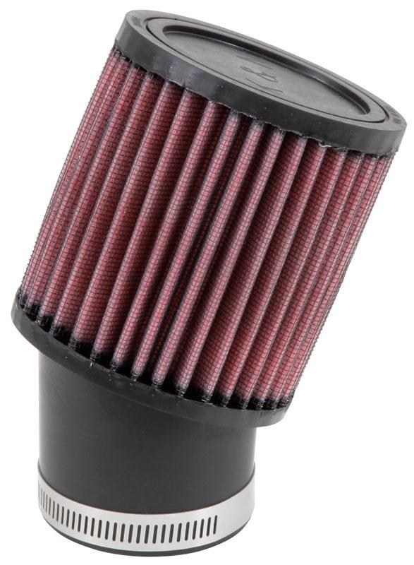 K&N RU-1750 UNIVERSAL REUSABLE RUBBER AIR FILTER 2-7/16"20 DEG FLG 3-3/4"OD 4"
