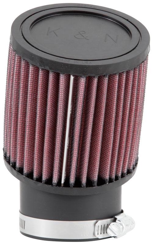 K&N RU-1750 UNIVERSAL REUSABLE RUBBER AIR FILTER 2-7/16"20 DEG FLG 3-3/4"OD 4" - Image 3