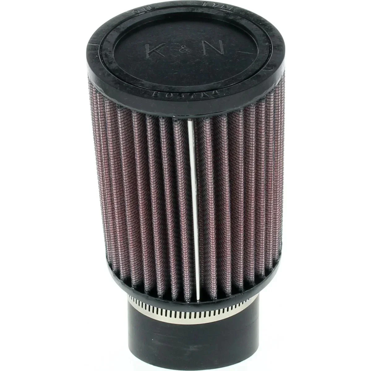 K&N RU-1760 ROUND ANGLED CLAMP ON AIR FILTER 2-7/16"ID 20°ANGLE 3-3/4"OD - Image 2
