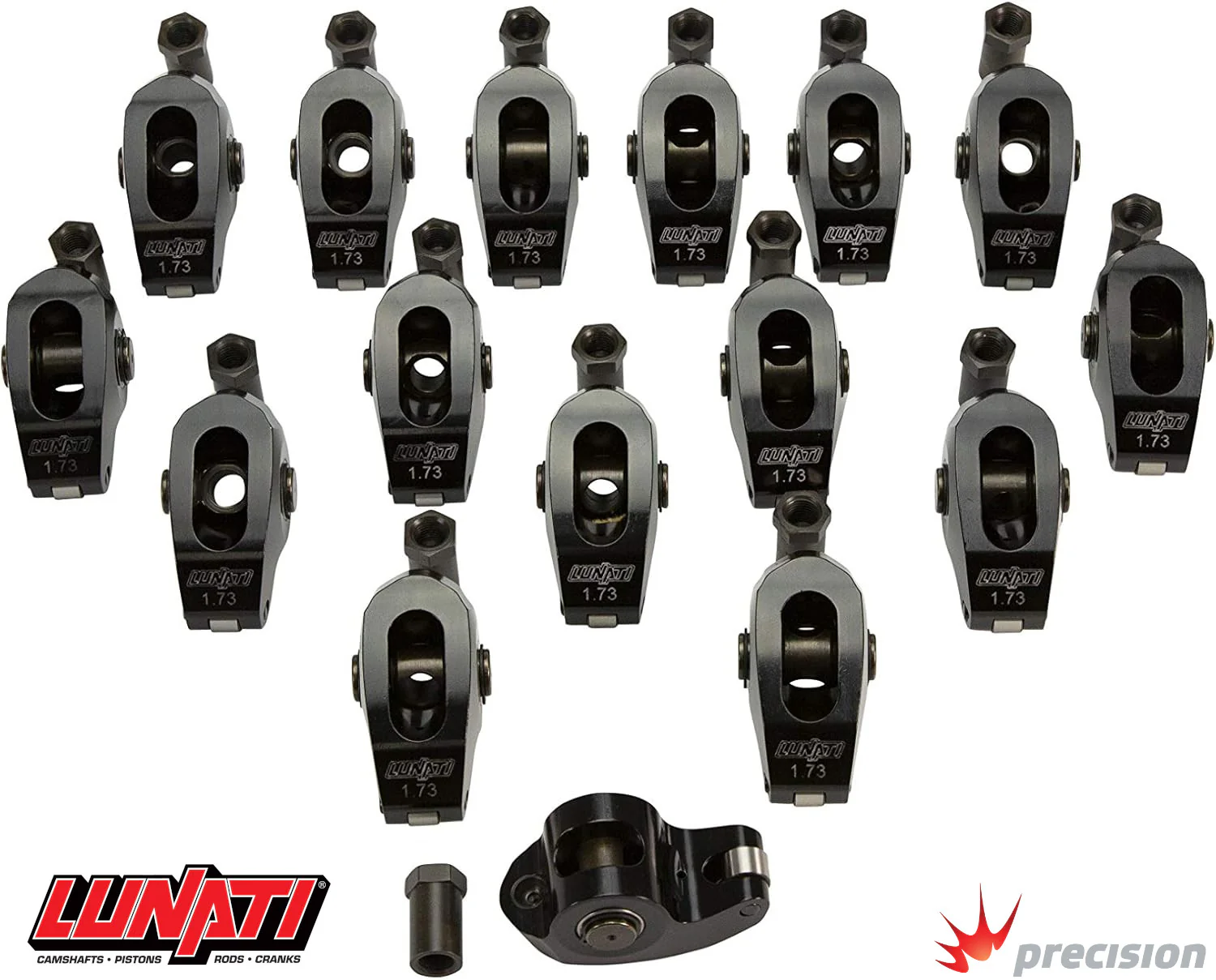 LUNATI 15380-16 VOODOO ROLLER ROCKER ARMS FORD 351C 7/16 STUD 1.73 RATIO