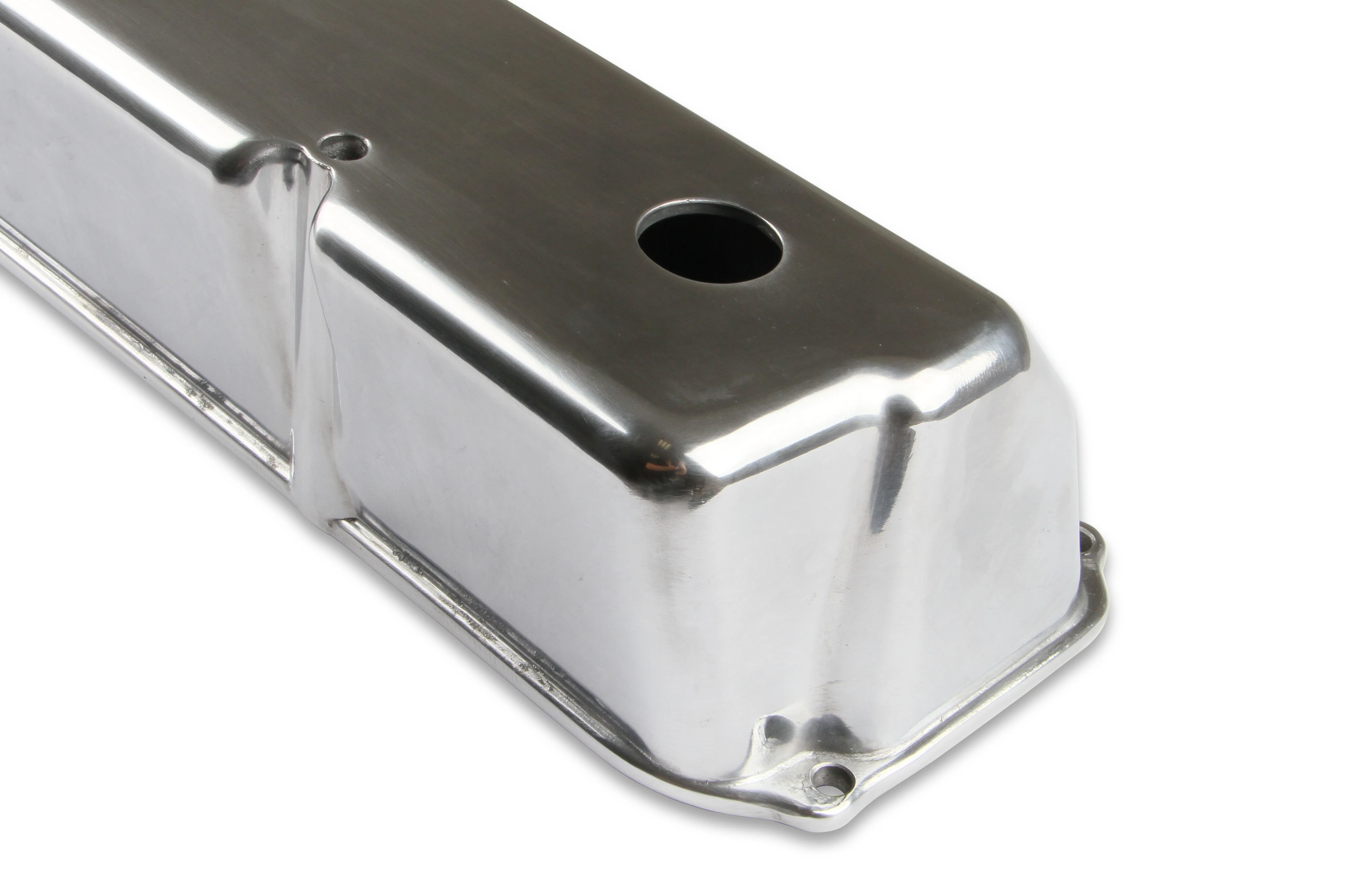 MR GASKET 6890G POLISHED CAST ALLOY TALL VALVE COVERS SUIT FORD 302C/ 351C/ 400M 1971-ON - Image 3