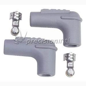 MSD 3311 SILICONE 90 SPARK PLUG BOOTS INC TERMINALS 2 PER CARD