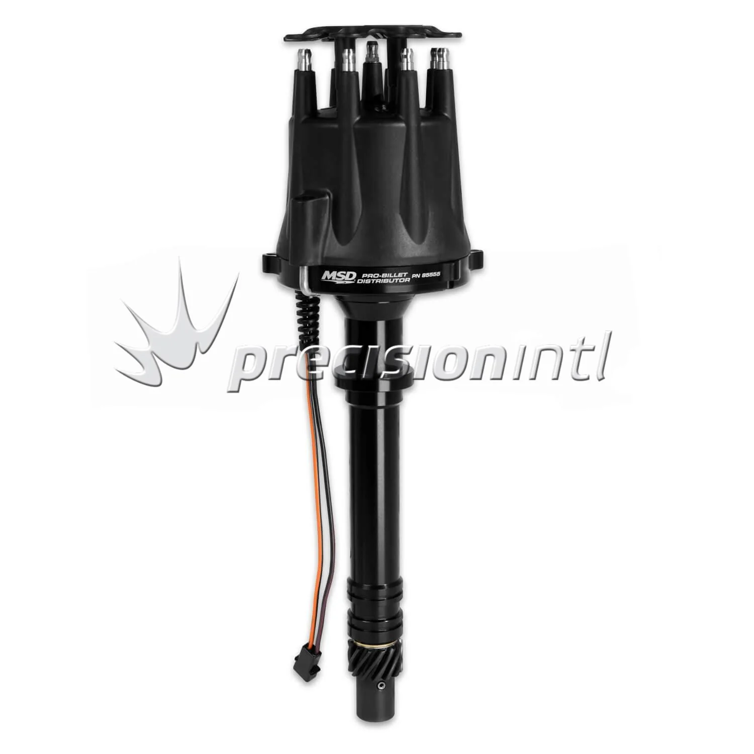 MSD 85555 PRO BILLET DISTRIBUTOR BLACK SUITS CHEV SB/BB V8